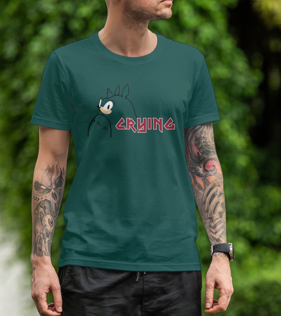Crying My Neighbor Hedgehog Eddie T-Shirt