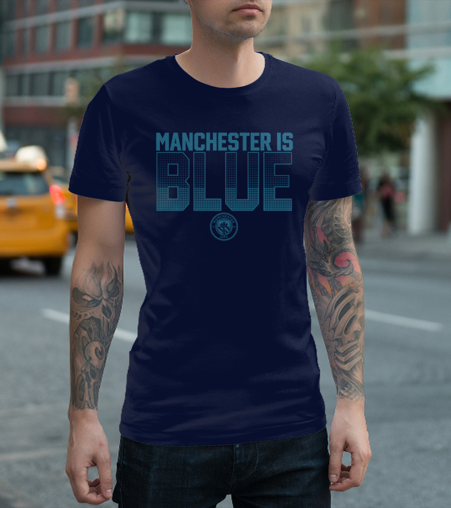 Manchester Is Blue: Manchester City Emblem T-Shirt