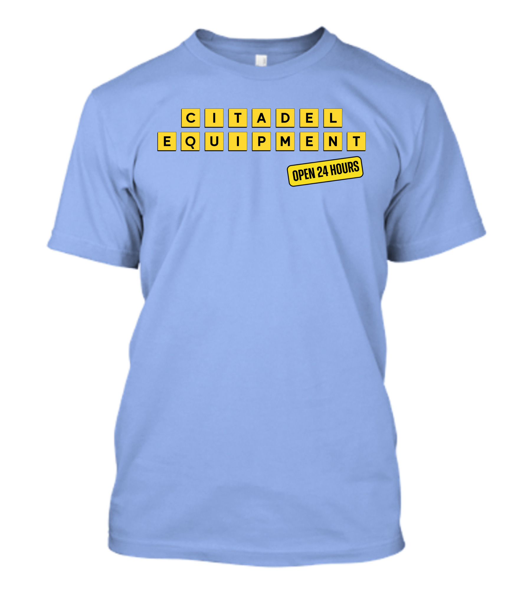 Citadel Equipment Open 24 Hours Kevin Yeager T-Shirt