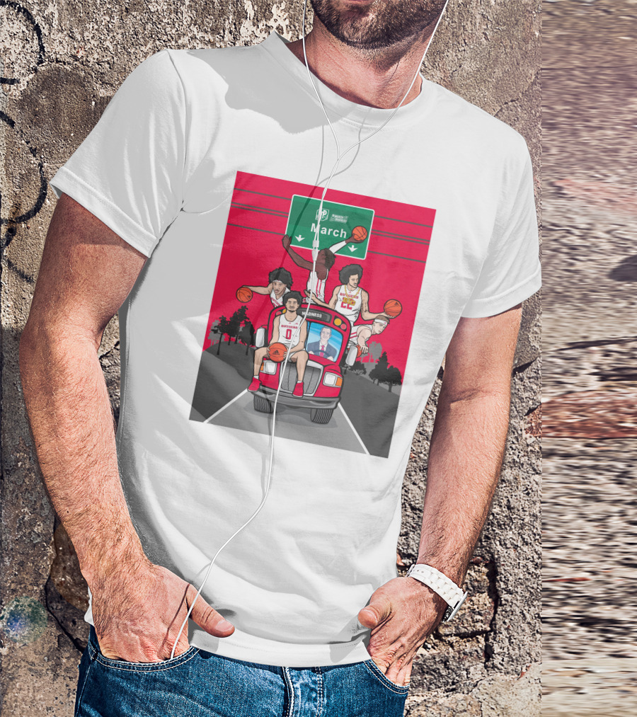 Rutgers Scarlet Knights Basketball March Madness Road Trip To Dayton Ohio T-Shirt