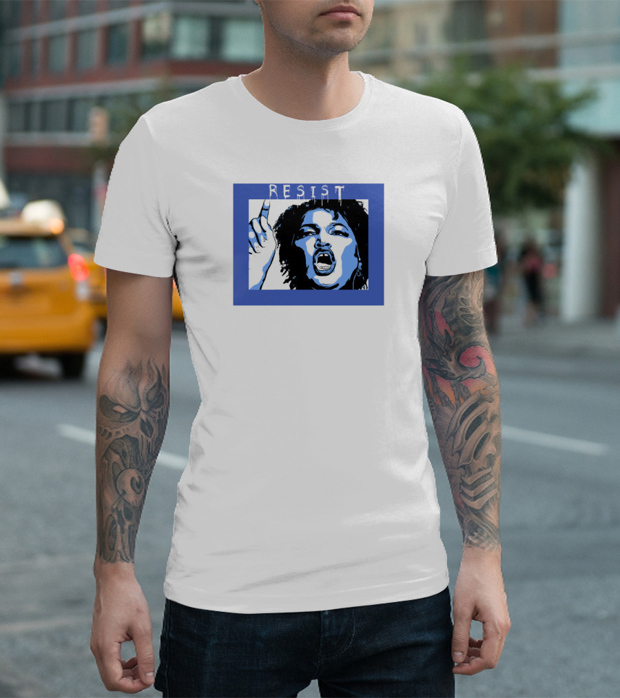 Liberal World Gear Company Merch Resist Stacey Abrams T-Shirt