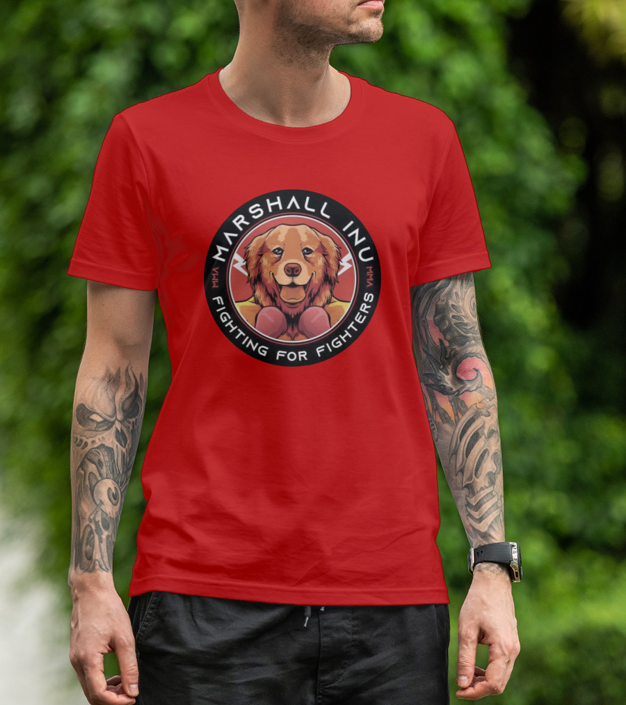 MARSHALL INU MMA FIGHTING FOR FIGHTERS T-Shirt