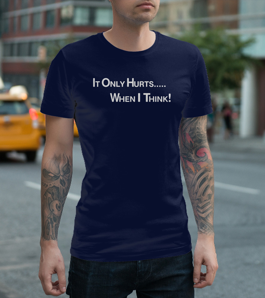 Wyco Vintage Merch 1980s George Carlin It Only Hurts When I Think T-Shirt