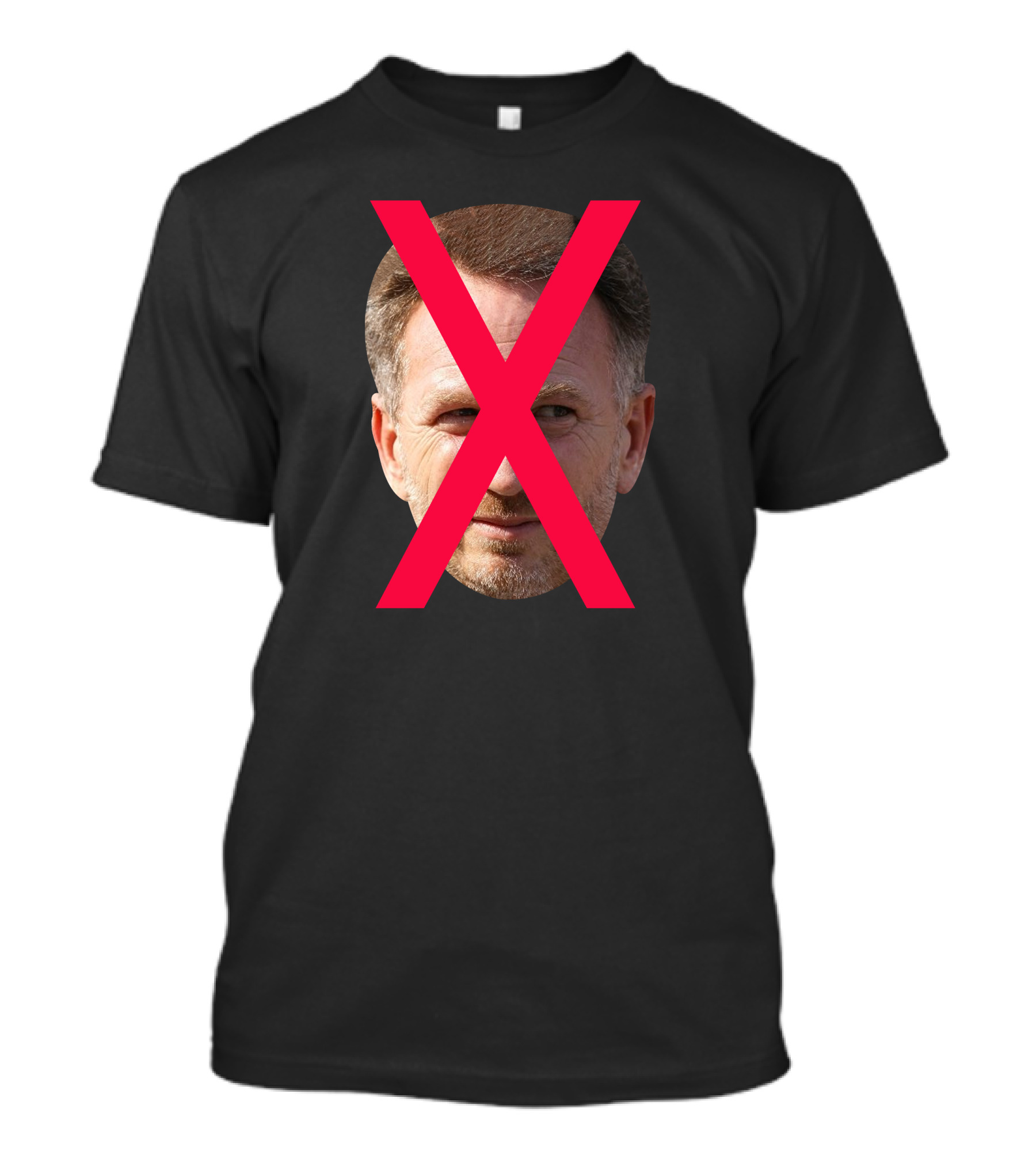 I Just Want Christian Horner To Lose Red Bull Manager Parody Face X T-Shirt
