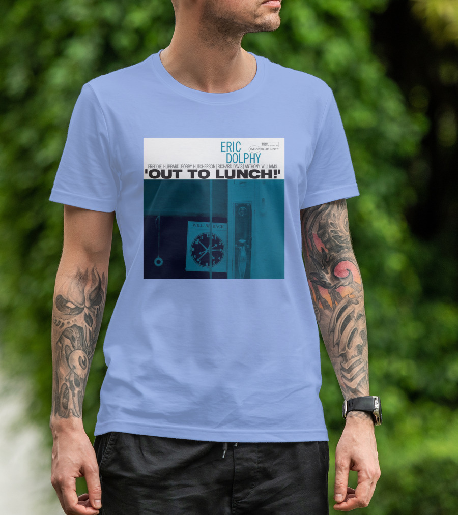 Blue Note Records Eric Dolphy Freddie Hubbard Bobby Hutcherson Richard Davis Anthony Williams Out To Lunch T-Shirt