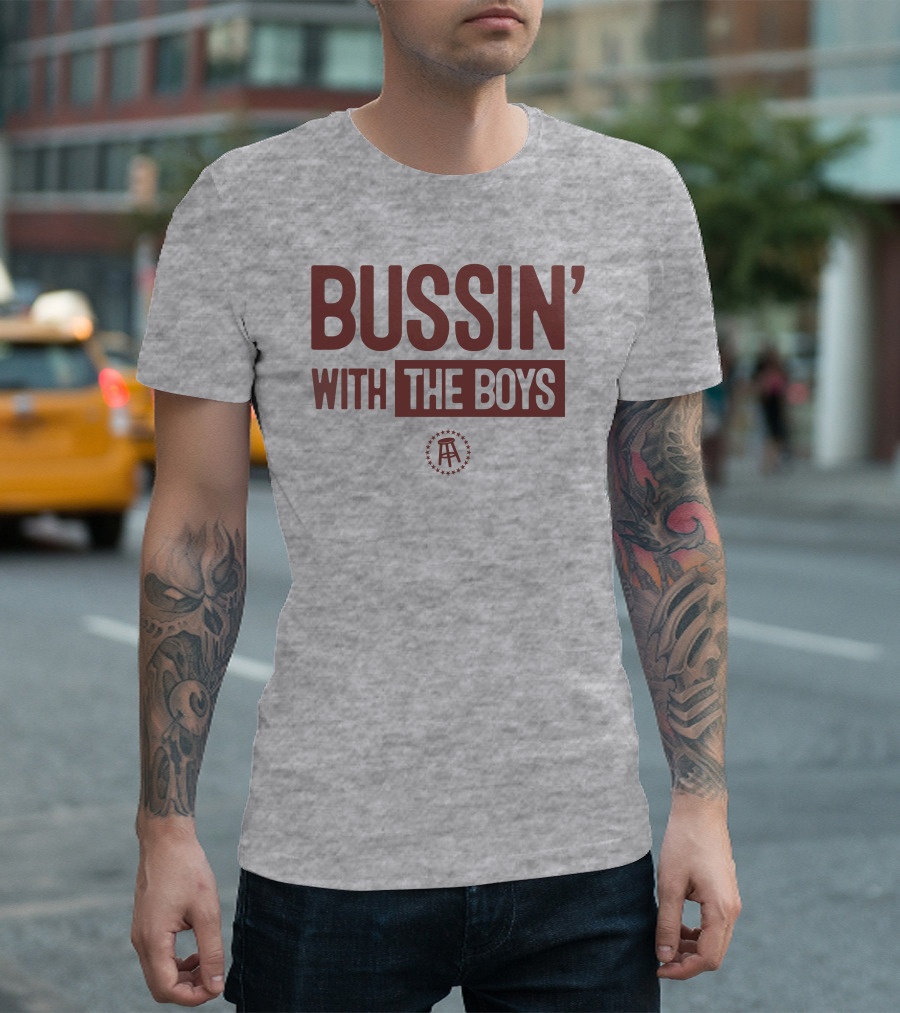 Bussin' With The Boys Red Logo Onesie T-Shirt