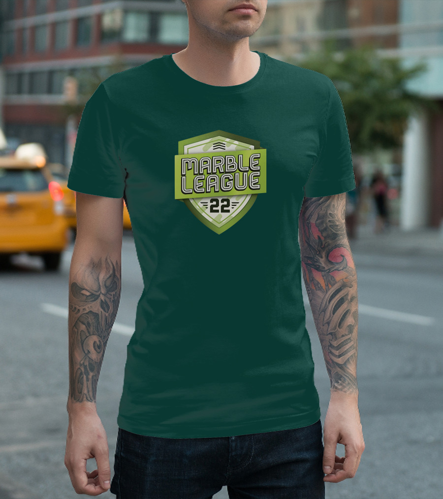 Marble League 22 Jelle's Marble Runs Badge T-Shirt