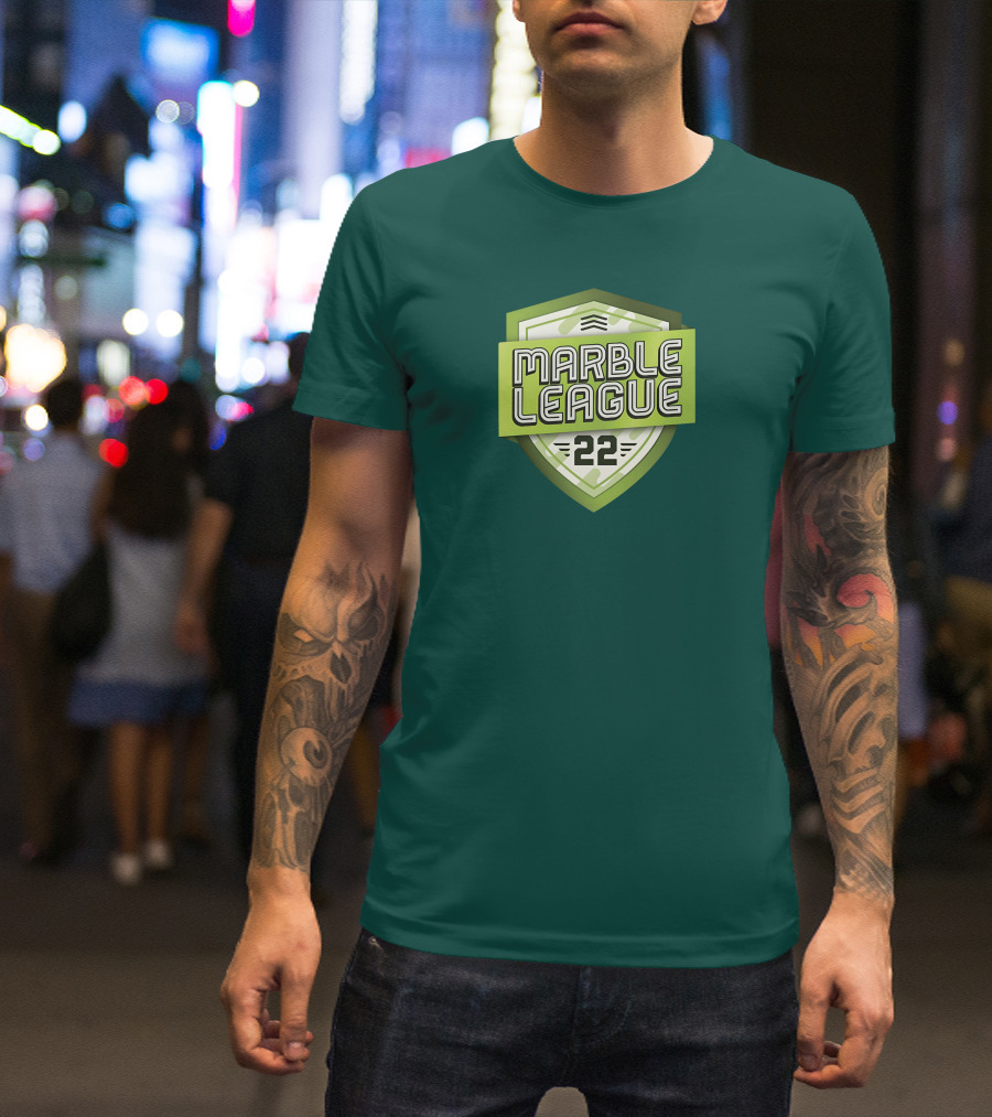 Marble League 22 Jelle's Marble Runs Badge T-Shirt