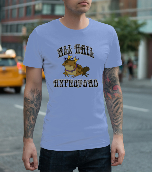 All Hail Hypnotoad Futurama Iconic Frog With Crown And Hypnotic Eyes T-Shirt