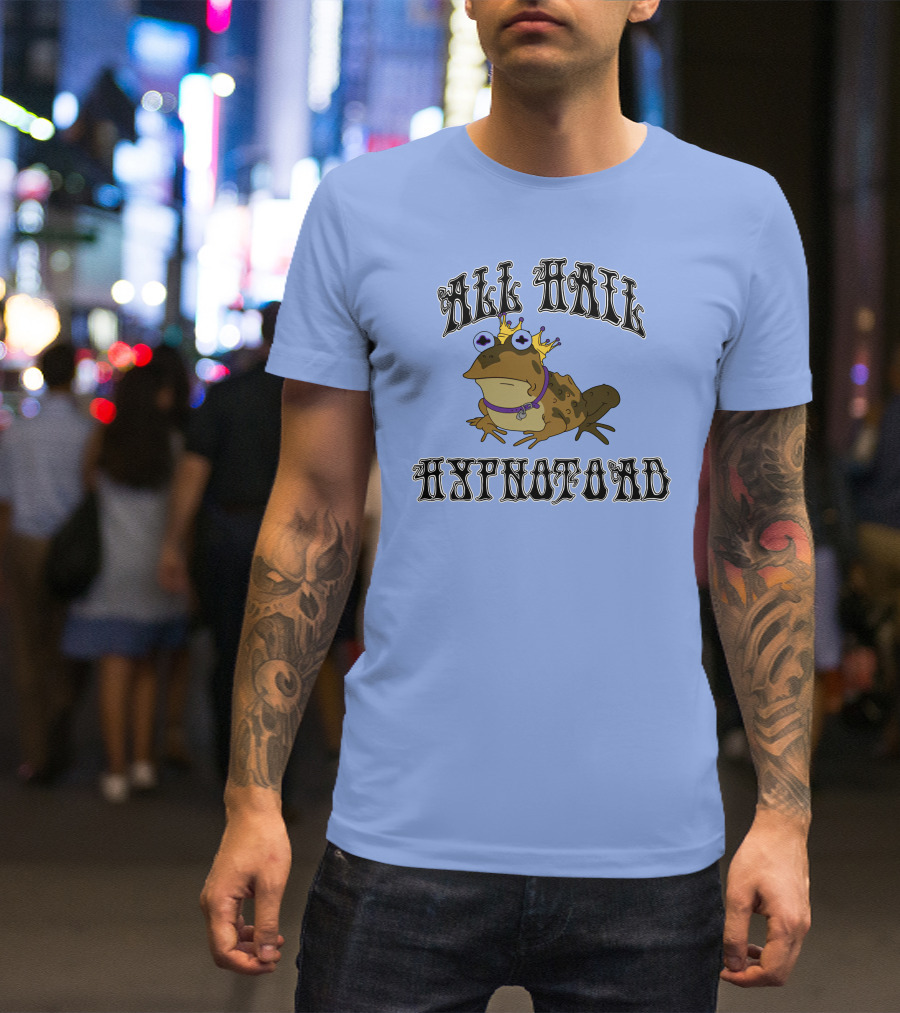 All Hail Hypnotoad Futurama Iconic Frog With Crown And Hypnotic Eyes T-Shirt