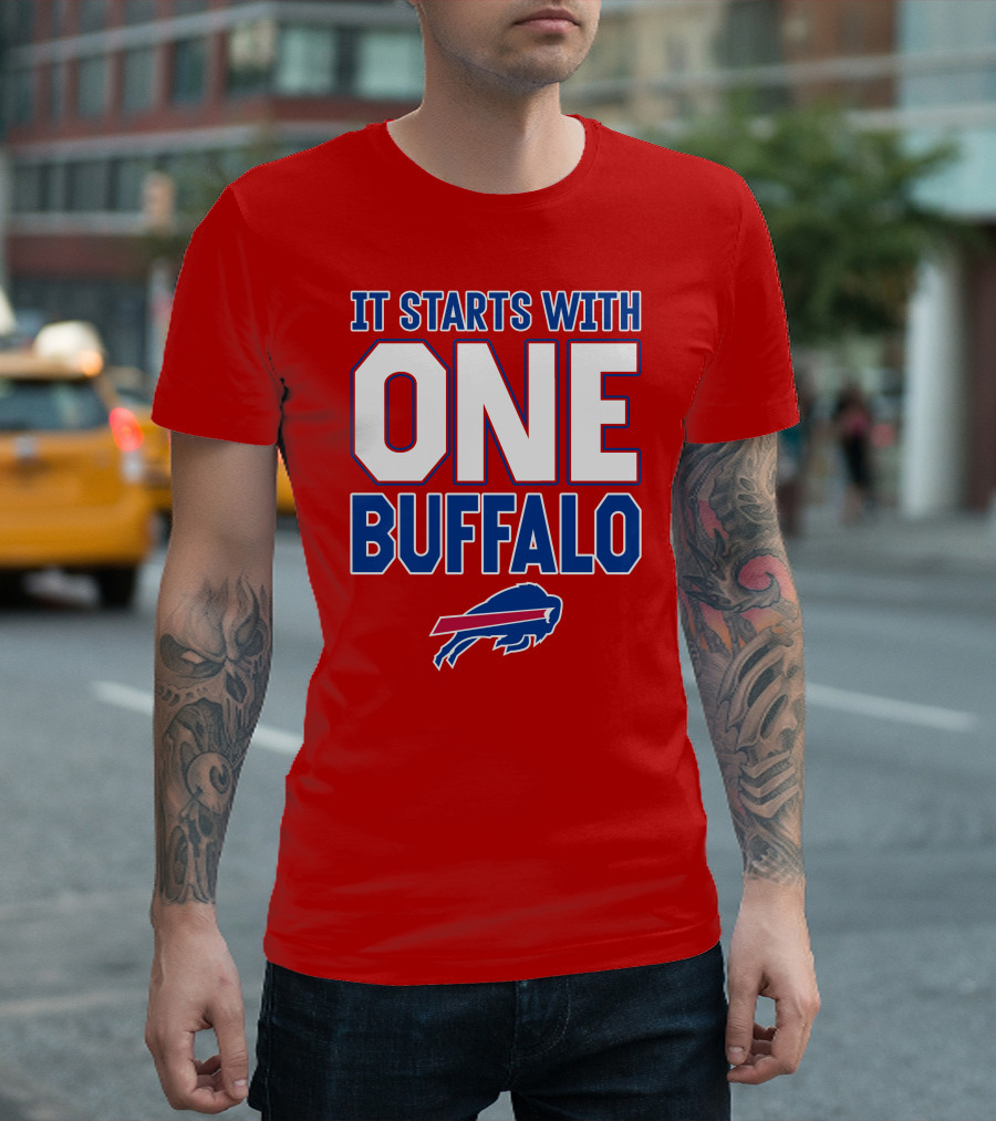 Ken Dorsey It Starts With One Buffalo Bills T-Shirt