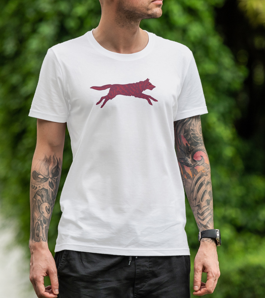Greyson Crimson Wolf Leaping T-Shirt