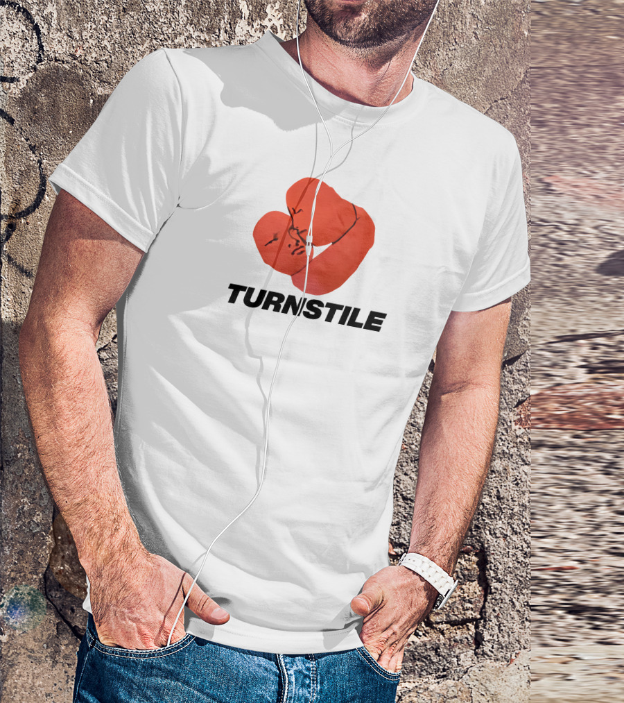 Turnstile Embrace Orange Faces T-Shirt
