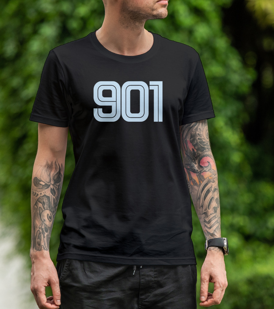David Roddy 901 Memphis Basketball T-Shirt