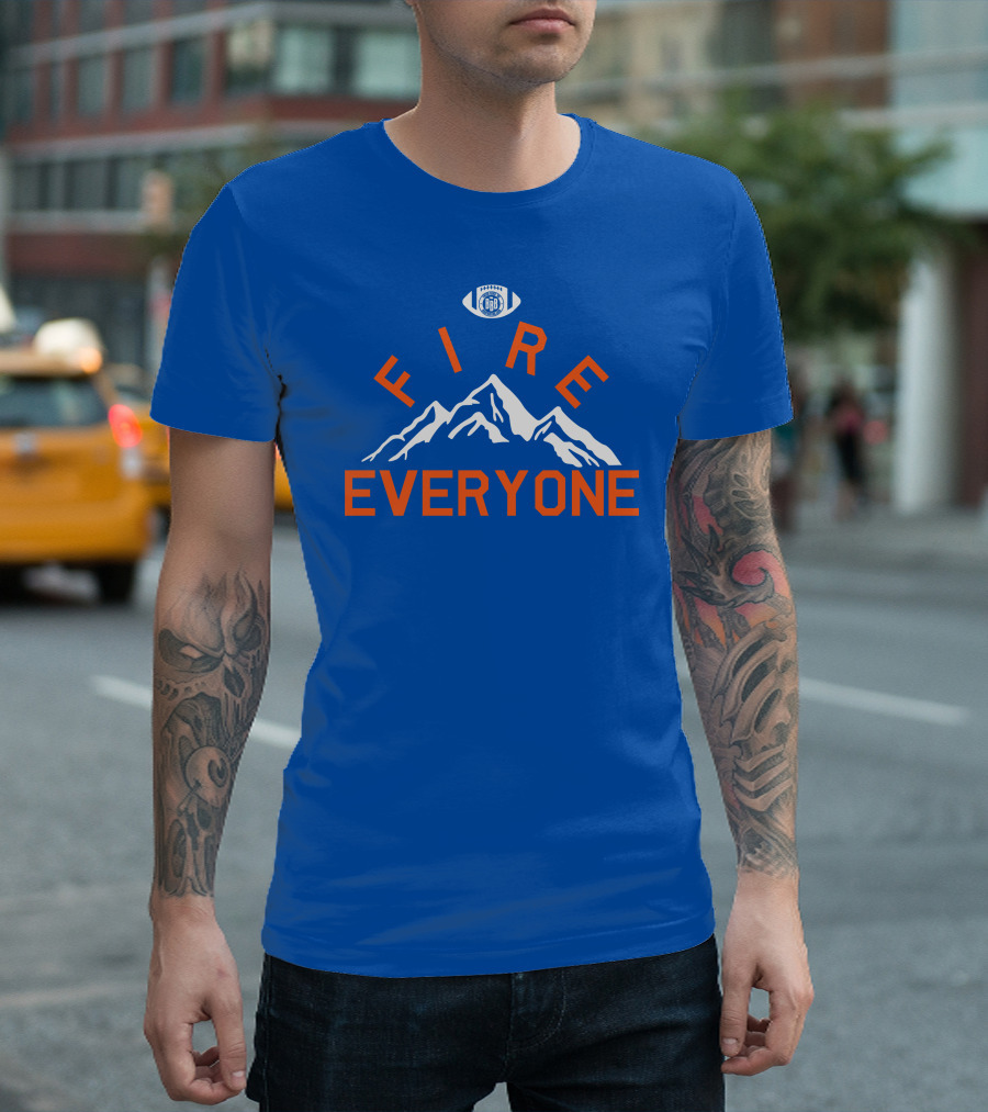 Triple B Everyone Fire Football Mountain T-Shirt