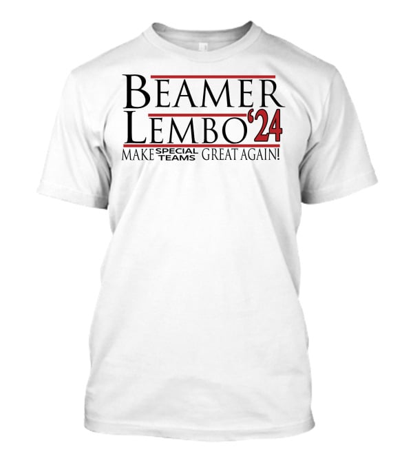 Beamer Lembo 24 Make Special Teams Great Again T-Shirt