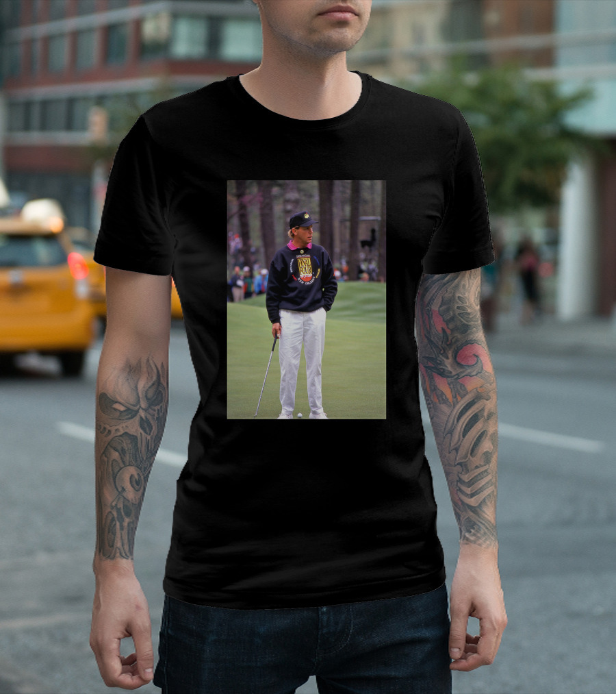 Payne Stewart 1993 Final Four New Orleans Golf Course Scene T-Shirt