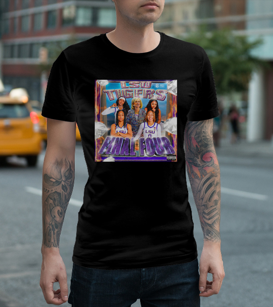 LSU Tigers SEC Network Final Four Basketball Team T-Shirt