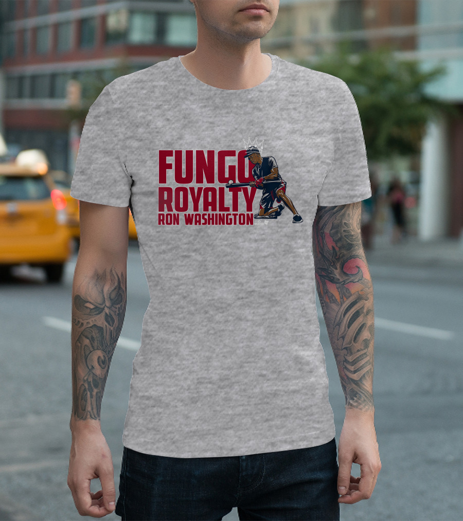 Fungo Royalty Ron Washington Baseball King T-Shirt