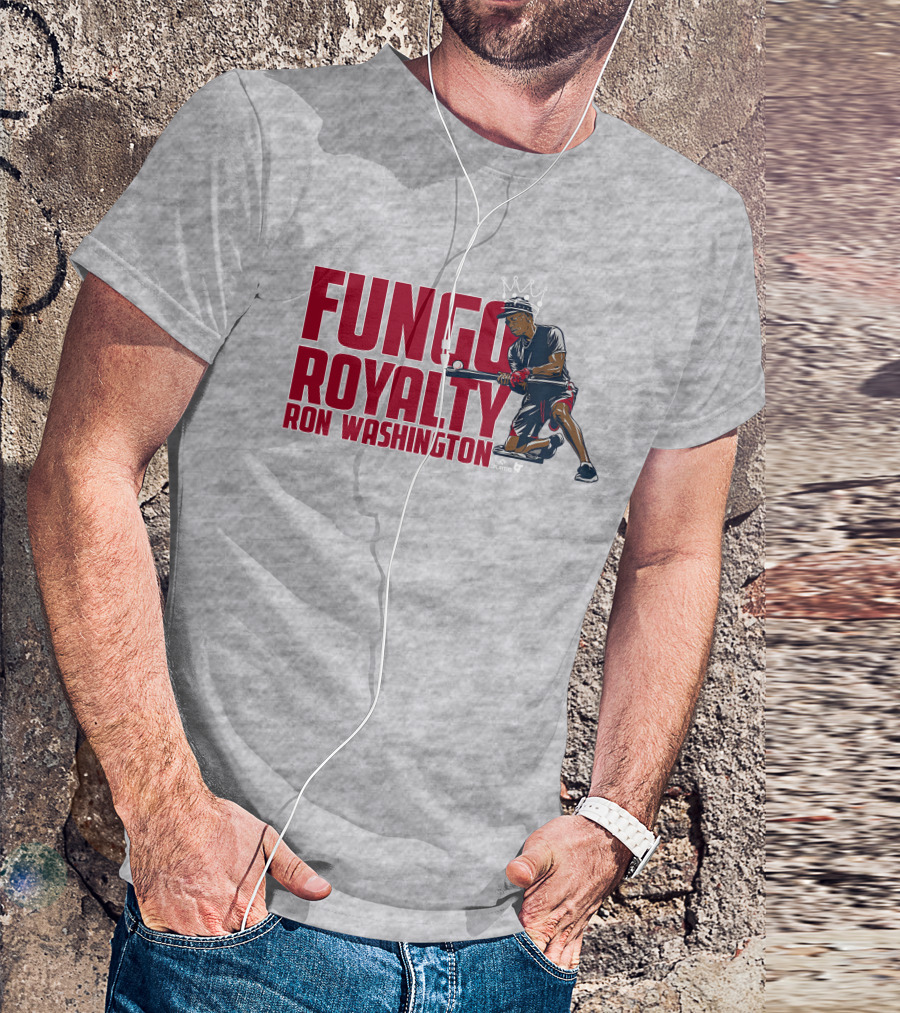 Fungo Royalty Ron Washington Baseball King T-Shirt
