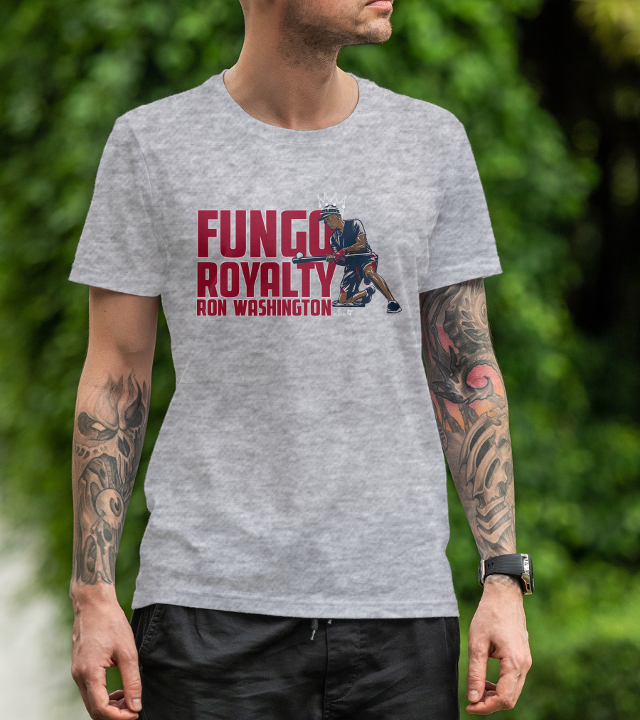 Fungo Royalty Ron Washington Baseball King T-Shirt