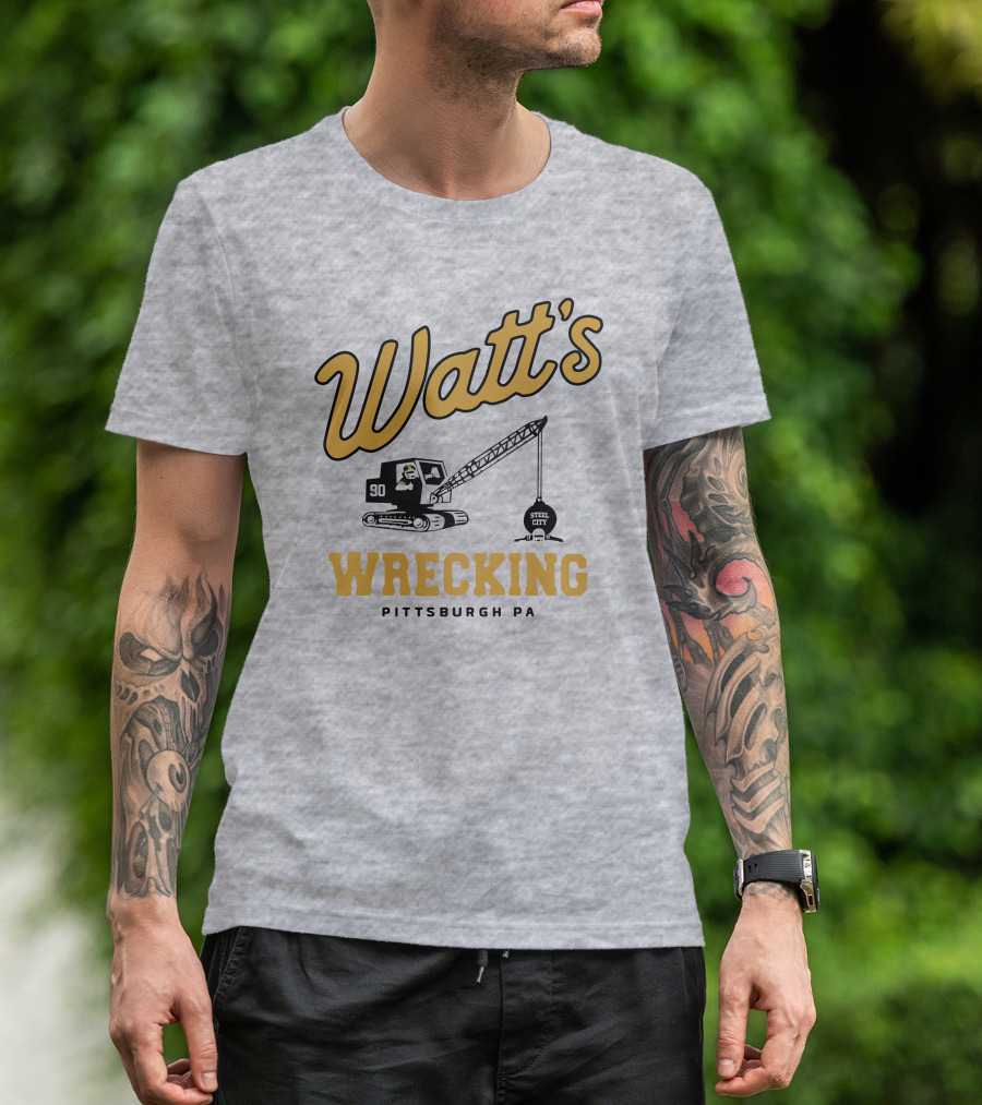 Watt's Wrecking 90 Steel City Pittsburgh PA T-Shirt