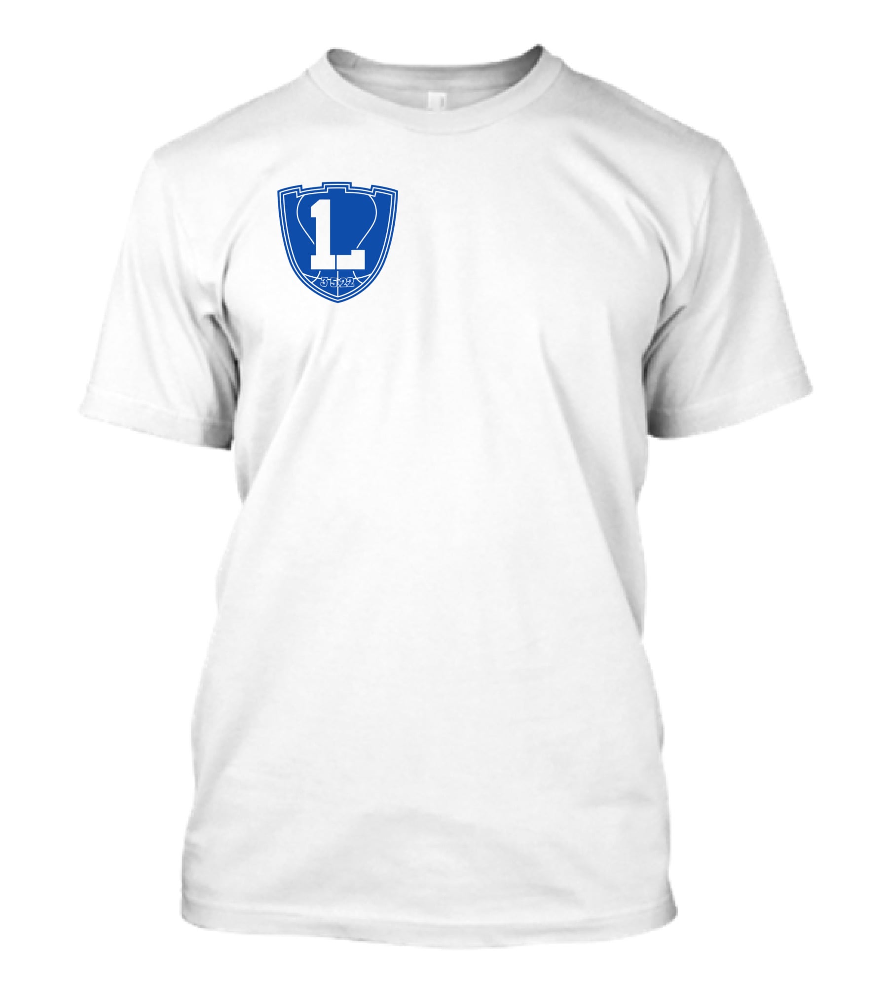 One Last L 3.5.22 Blue Shield Emblem T-Shirt