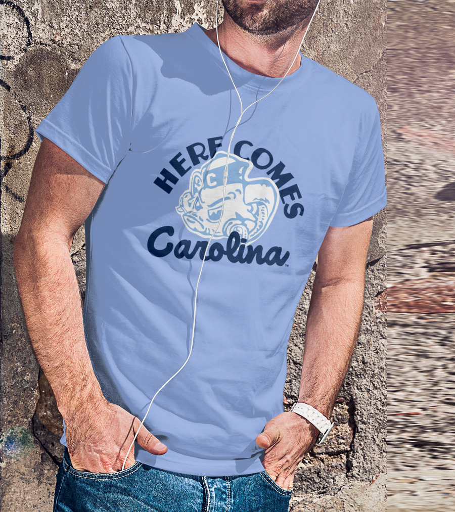 Here Comes Carolina Barstool Bench Mob T-Shirt