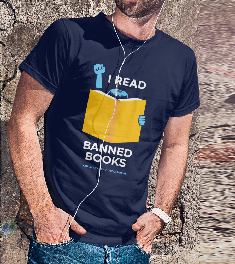 Phil Bildner I Read Banned Books American Library Association T-Shirt