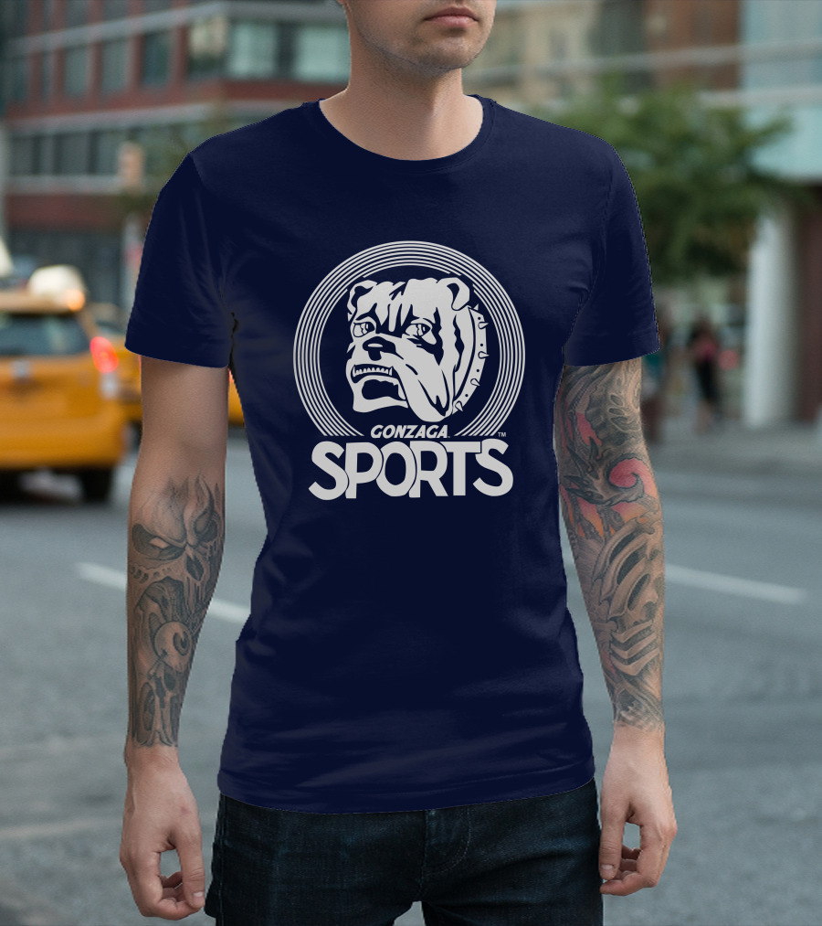 Gonzaga Sports Bulldog Retro T-Shirt