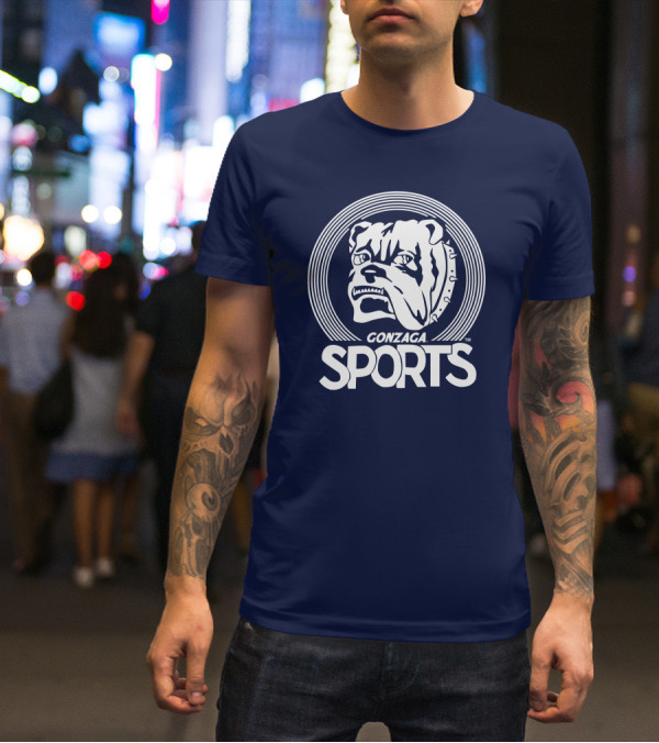 Gonzaga Sports Bulldog Retro T-Shirt