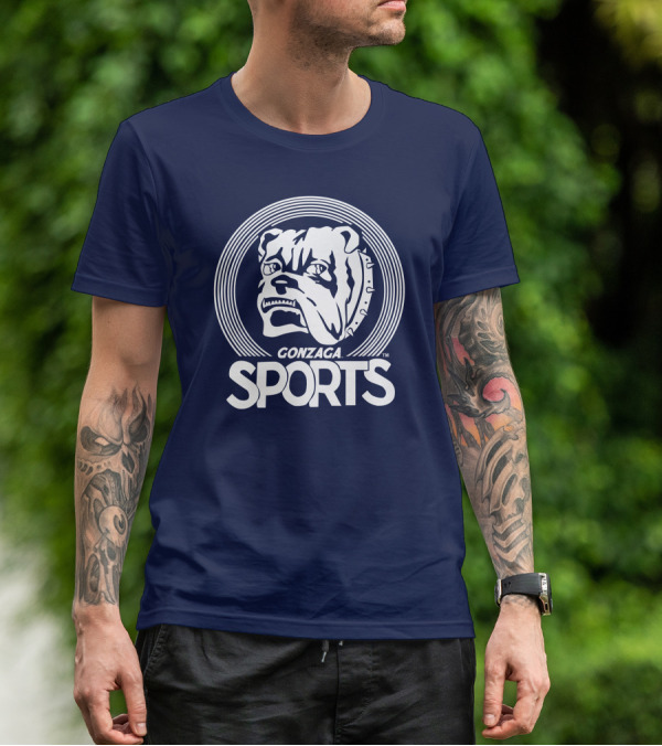 Gonzaga Sports Bulldog Retro T-Shirt