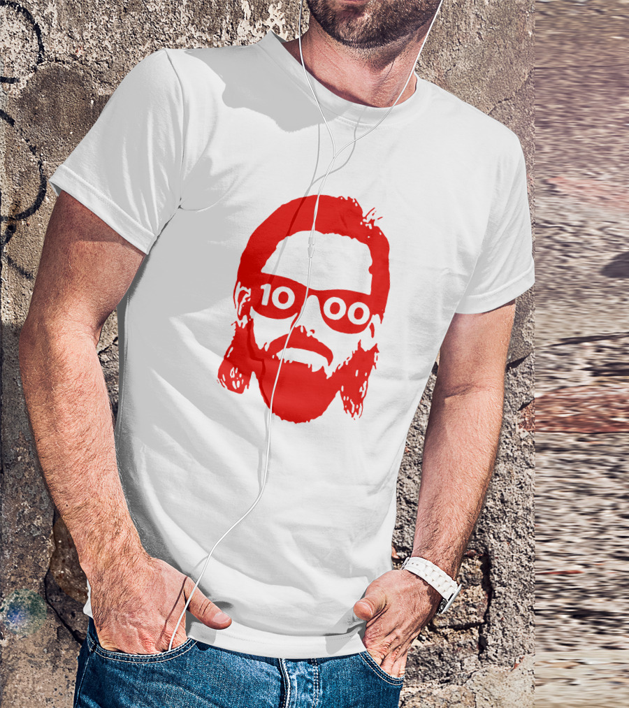 Marc Staal 1000 Game Glasses Red T-Shirt