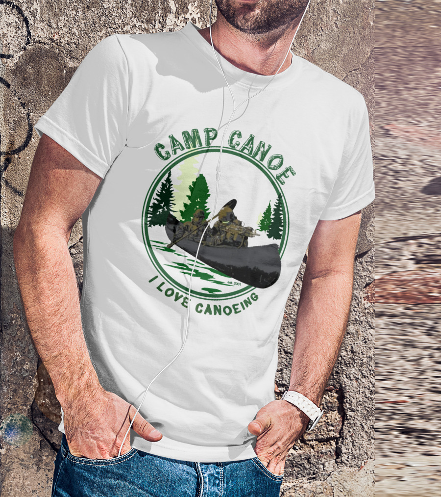 Camp Canoe I Love Canoeing Est. 2001 T-Shirt