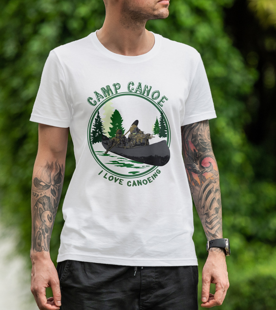 Camp Canoe I Love Canoeing Est. 2001 T-Shirt