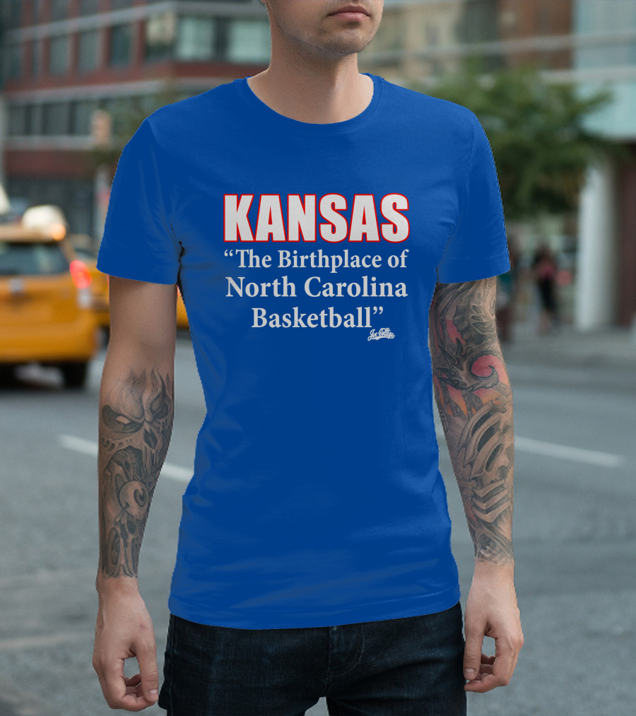 Kansas The Birthplace Of North Carolina Basketball T-Shirt