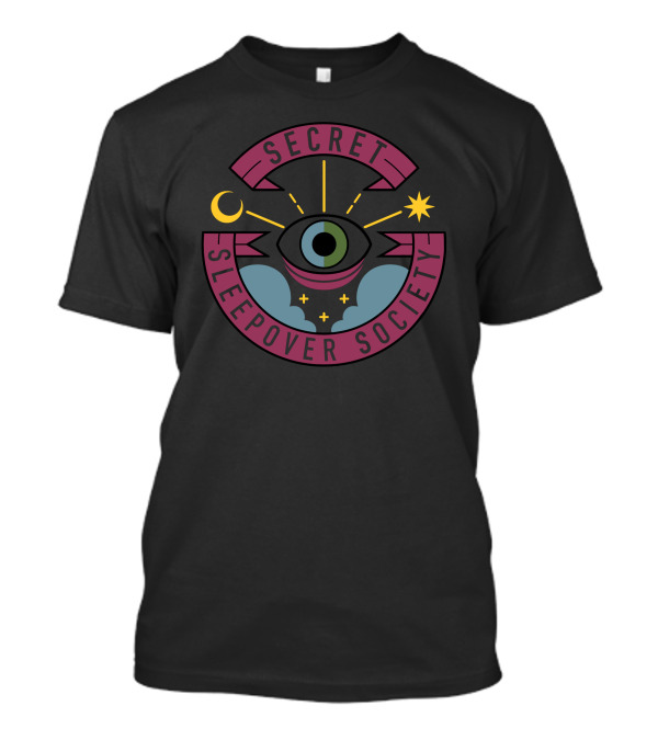 Secret Sleepover Society Jack Boucher Eye Moon Star Clouds T-Shirt