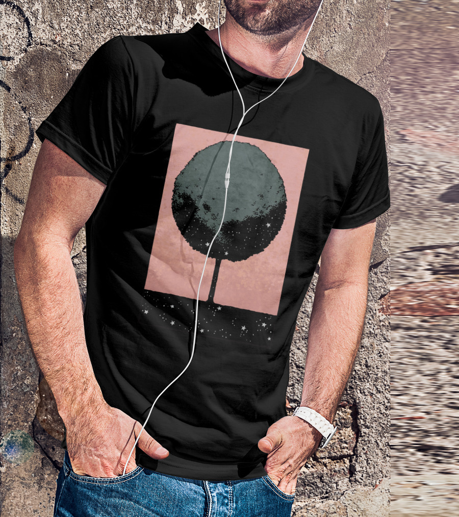 Tree Of Dreams Night Sky Stars T-Shirt