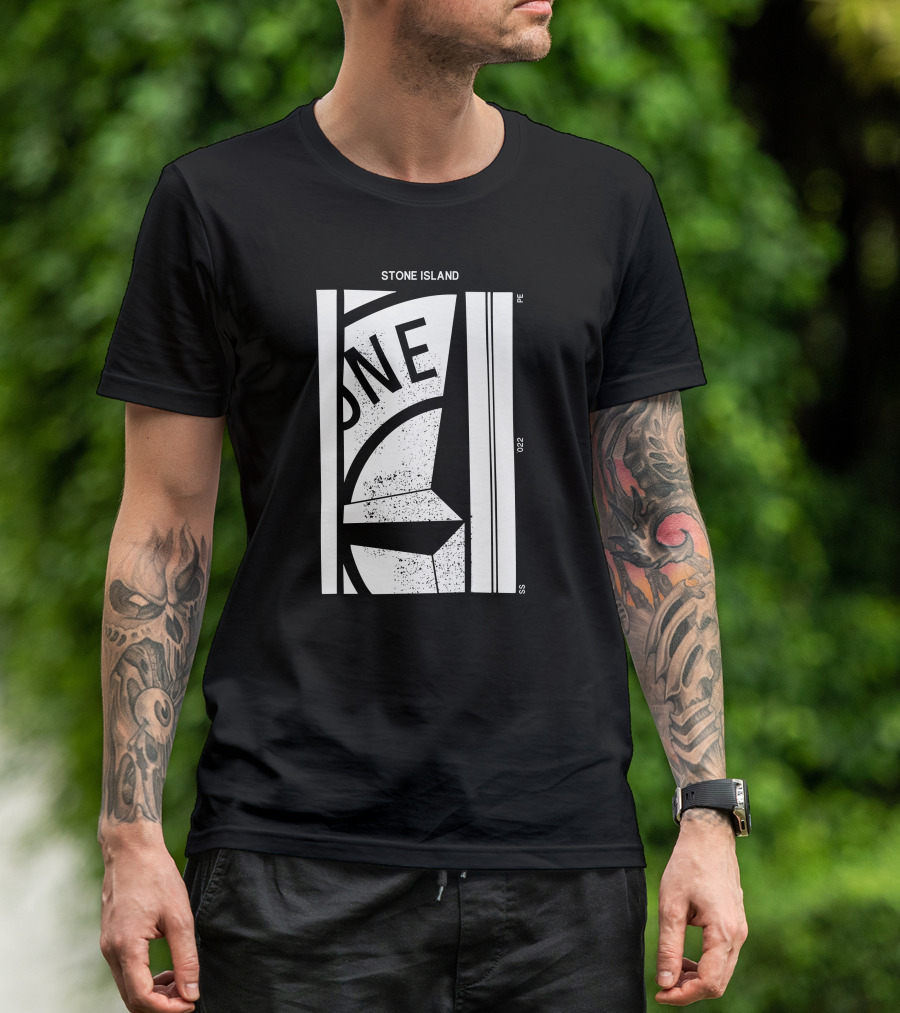 Stone Island PE 022 SS Graphic Mosaic T-Shirt