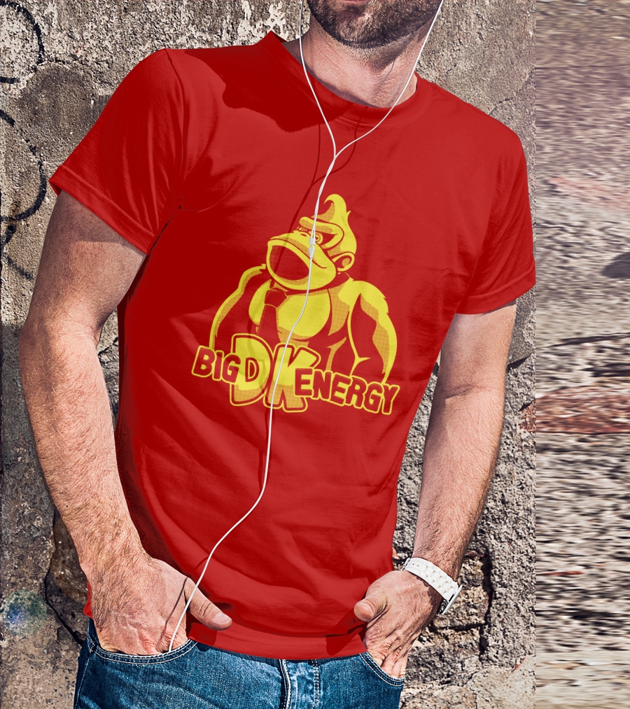 Punch Store Big DK Energy Gorilla Retro Gaming Inspired T-Shirt