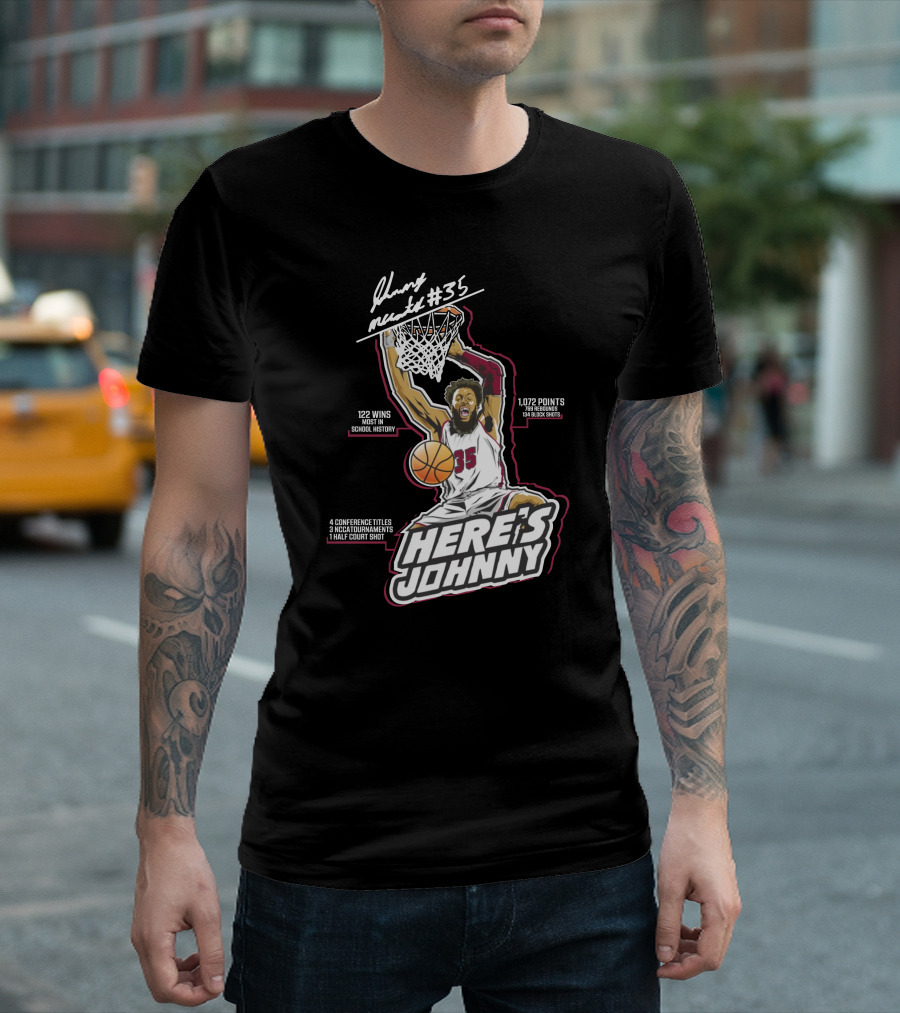 Johnny McCants Here’s Johnny 122 Wins Most in School History 1,072 Points 134 Blocks 4 Conference Titles 3 NCAA Tournaments 1 Half Court Shot T-Shirt