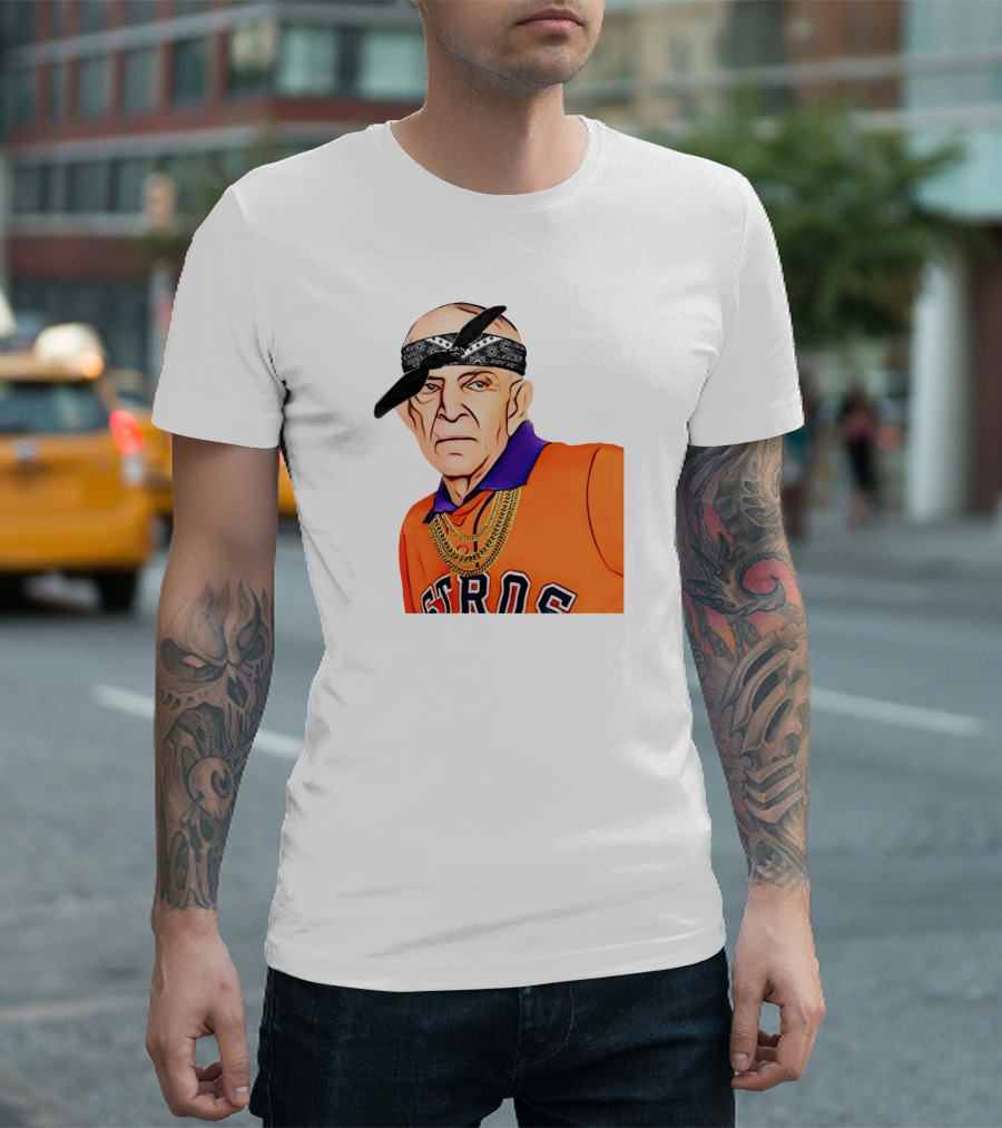 Mattress Mack Astros Bandana Chains T-Shirt