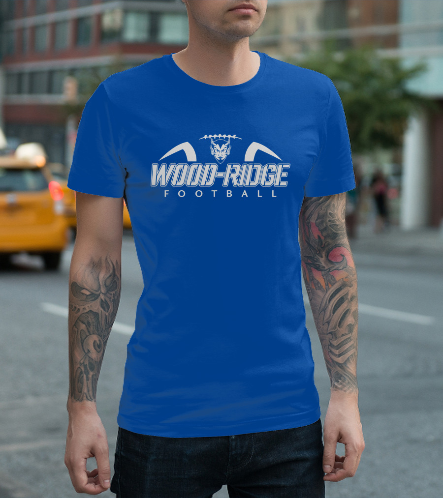 Wood-Ridge Football Blue Devils Team T-Shirt