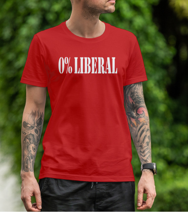 Real Bryson Gray 0% Liberal T-Shirt