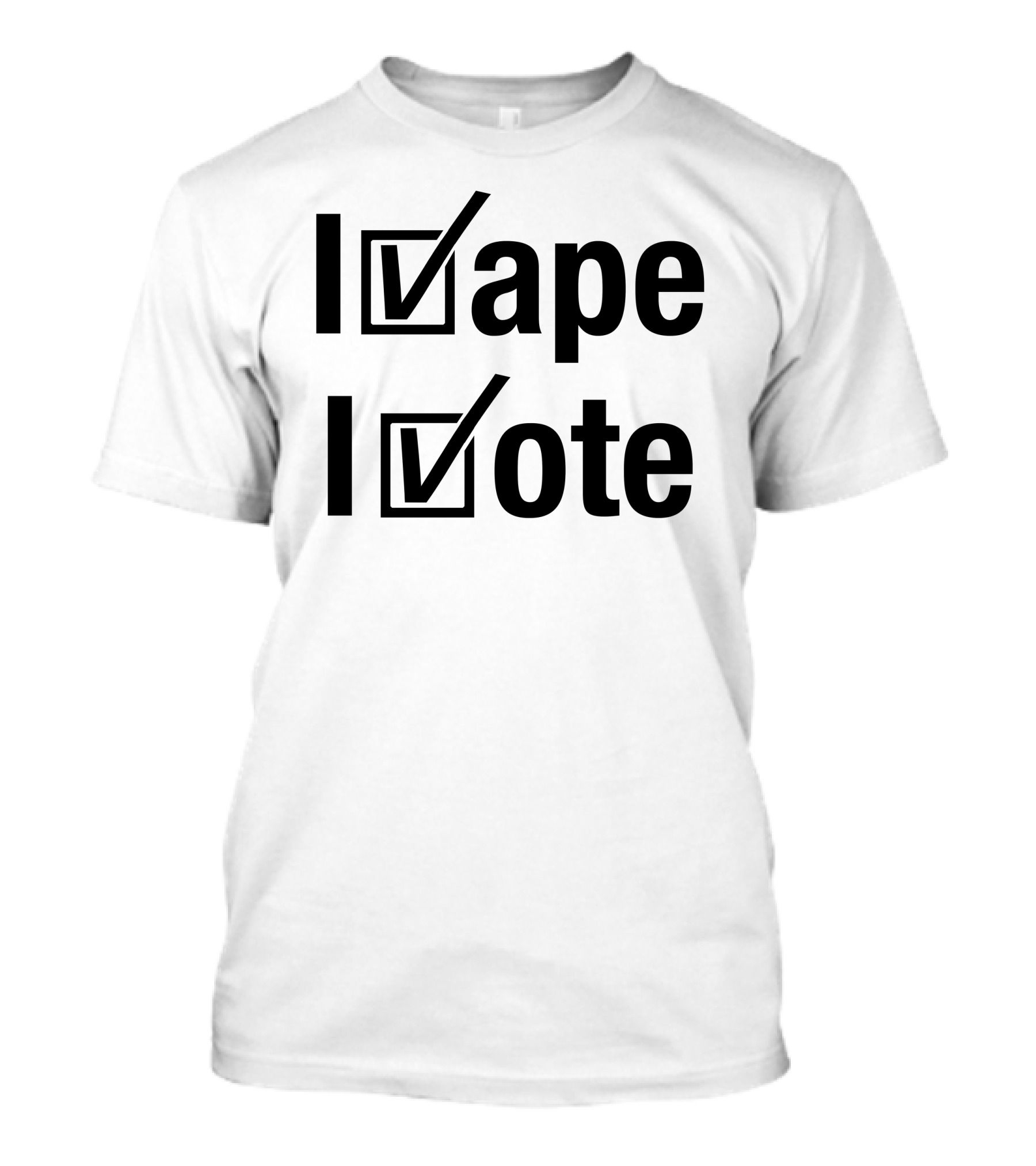 I Vape I Vote Checkbox Symbol Voting Advocacy T-Shirt