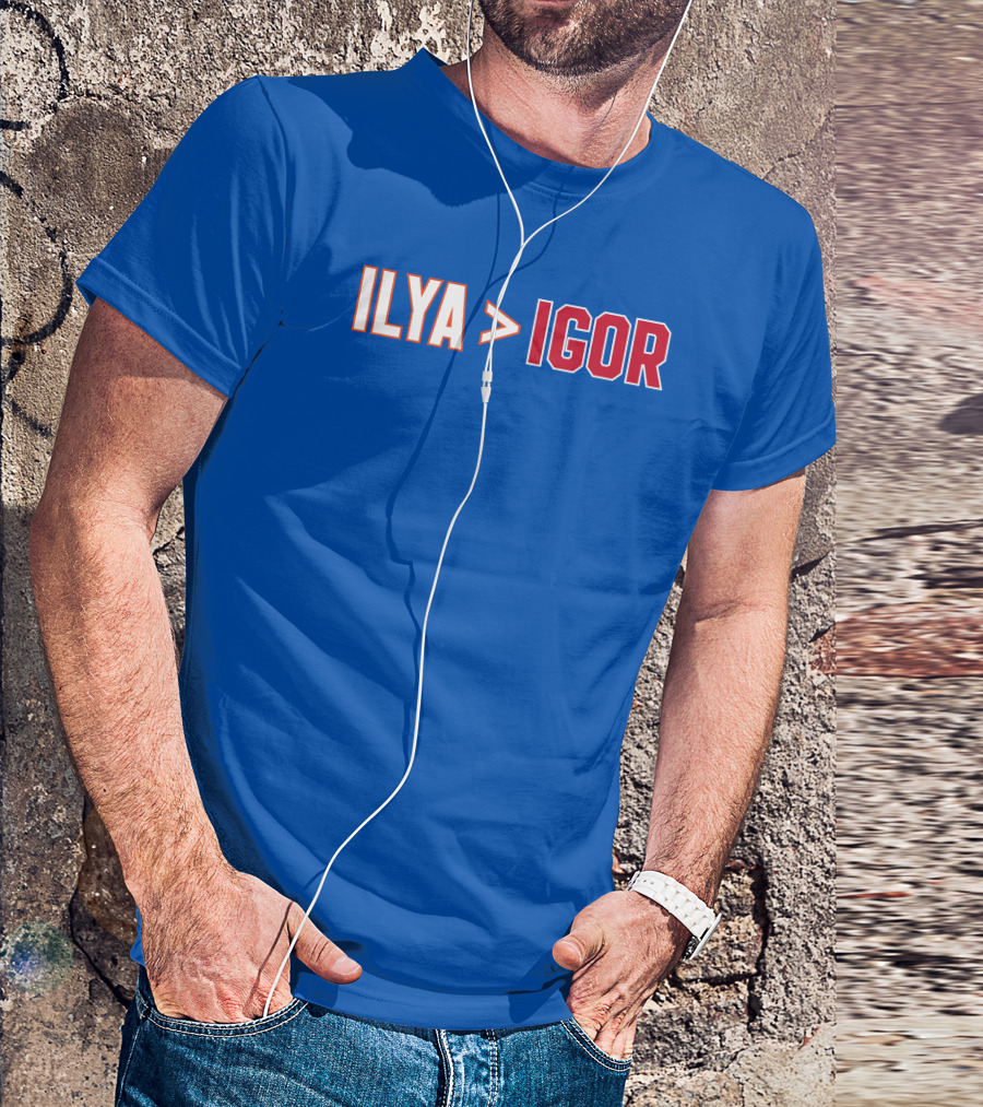 ILYA Greater Than IGOR Bold Rivalry T-Shirt