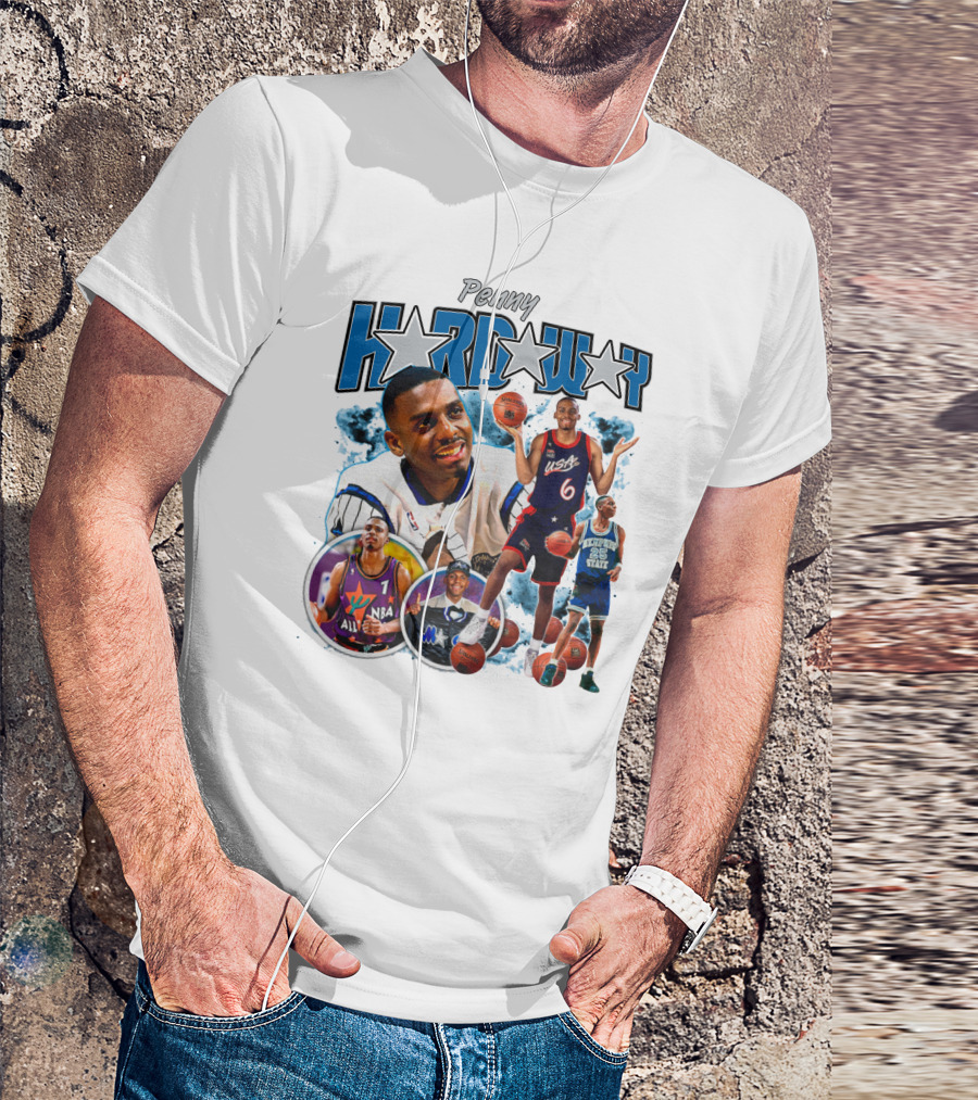 Penny Hardaway Sparkboyzco Merch NBA USA Basketball Memphis State T-Shirt