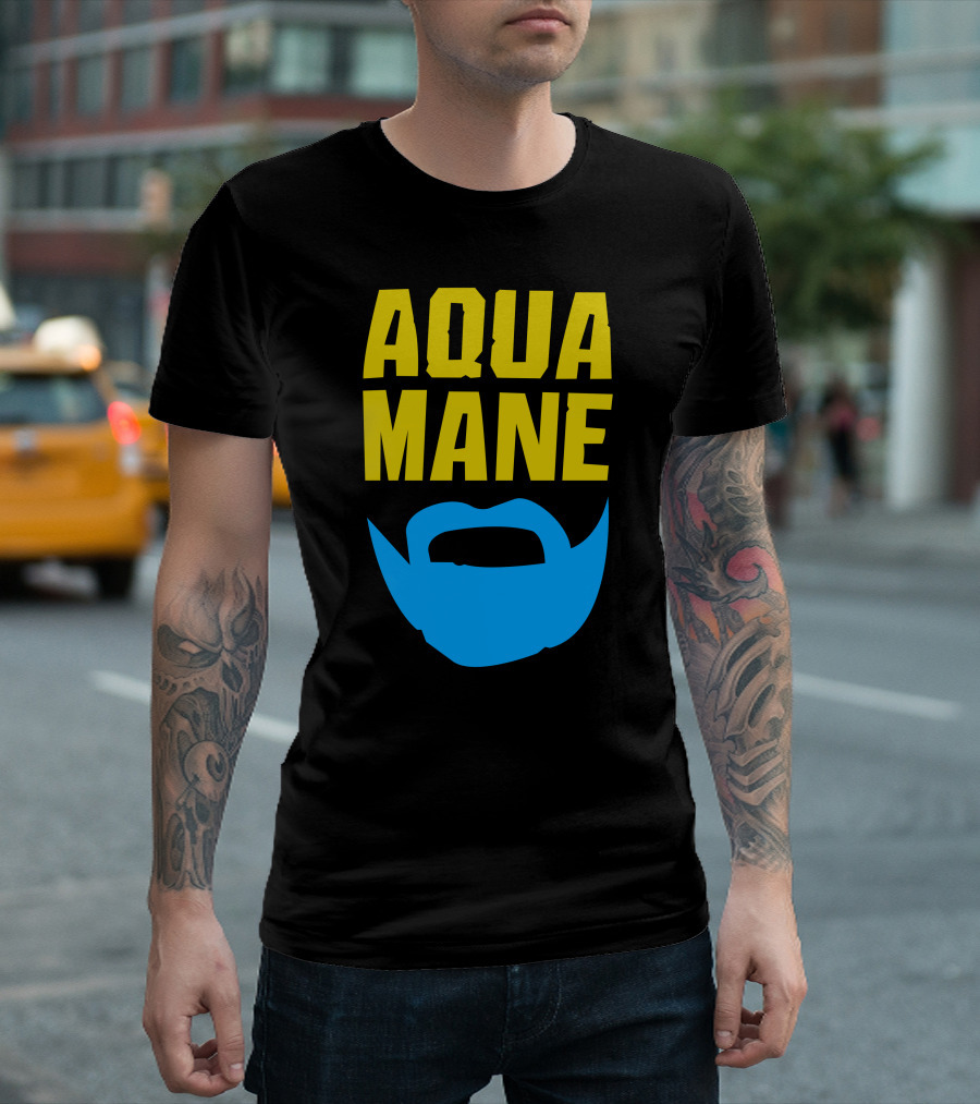 Memphis Grizzlies Aqua Mane Beard T-Shirt
