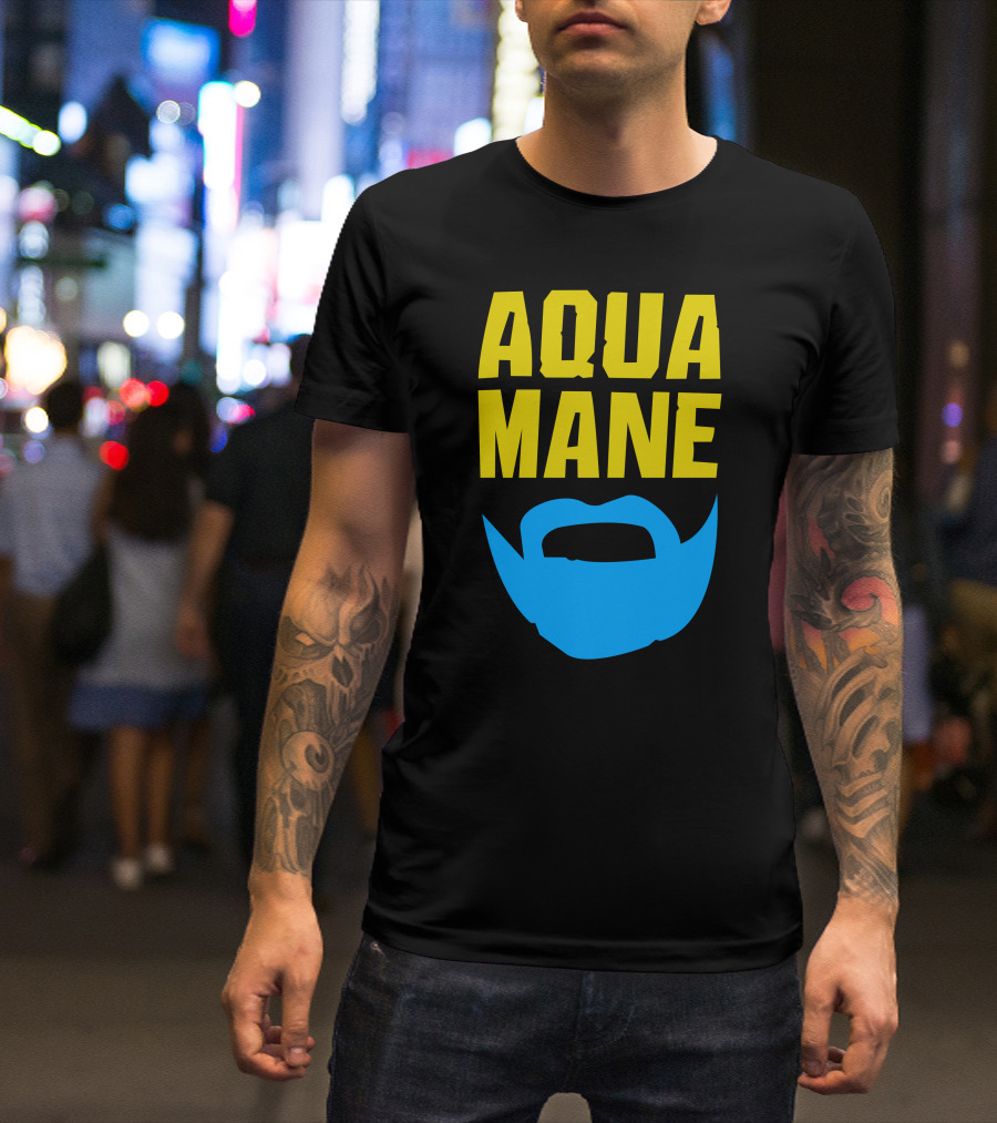 Memphis Grizzlies Aqua Mane Beard T-Shirt
