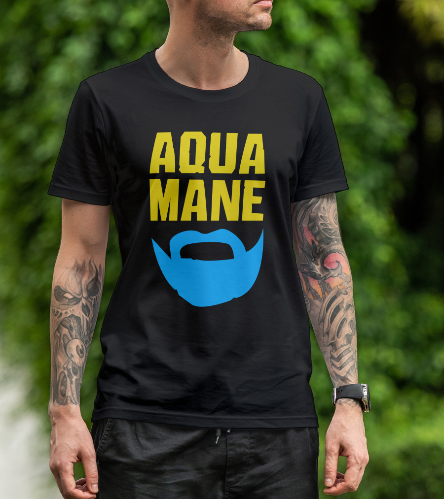 Memphis Grizzlies Aqua Mane Beard T-Shirt